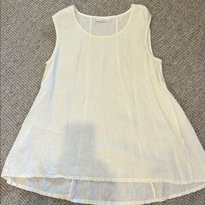 Bryn Walker whitelinen top XS.  A-line/assymetrical style